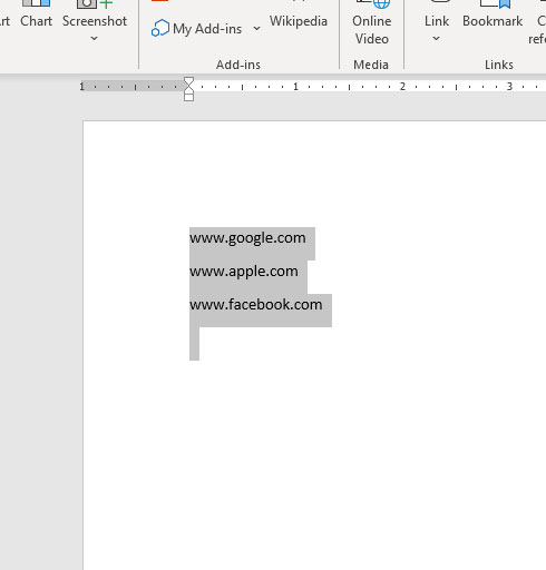 turn off hyperlinks in word for mac 2011